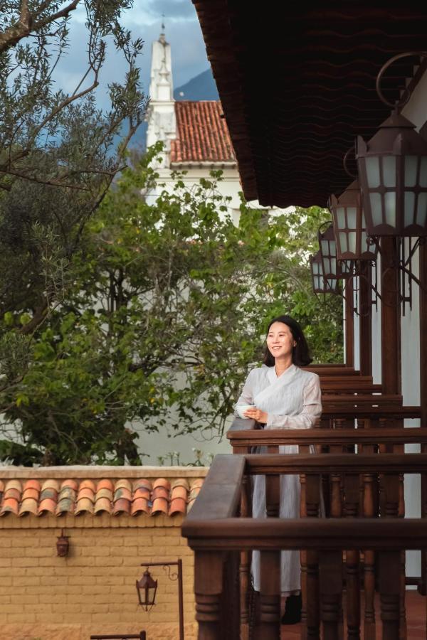 Hotel Casa Alcestre Villa de Leyva Eksteriør bilde
